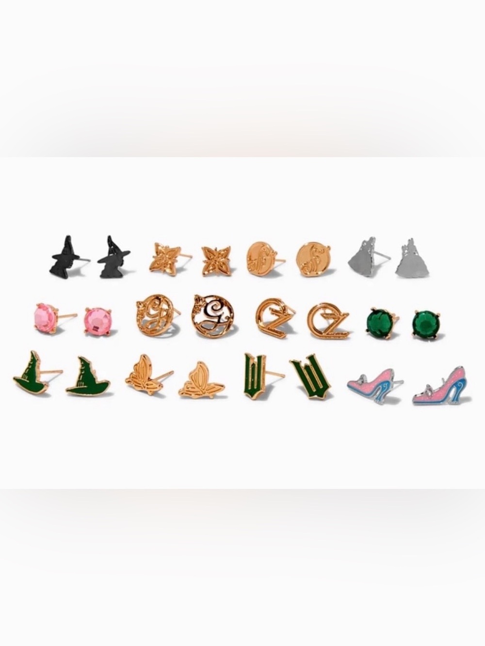 Wicked themed Enamel Stud Earring Set from Clair’s